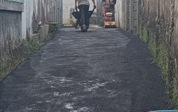 Warga Parungkuda Apresiasi Perbaikan Jalan Lingkungan, dengan Pengawasan Dinas Perkim