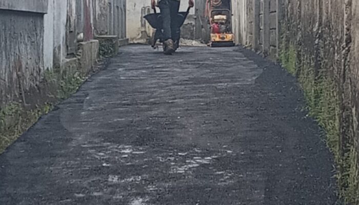 Warga Parungkuda Apresiasi Perbaikan Jalan Lingkungan, dengan Pengawasan Dinas Perkim