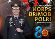 Kapolres Gowa Beserta Staf dan Jajaran Ucapkan Dirgahayu KE-80 Korps Brimob Polri