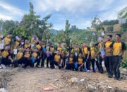 Gerakan Tanam Pohon Jadi Tradisi Baru Inovatif di Polda Sulbar saat Naik Pangkat.