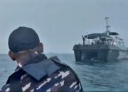 TNI AL Kodaeral VI Gerak Cepat, Unsur Laut Siaga dan Pantau Ketat Insiden Kapal Terbalik di Perairan Pangkep-Sulsel