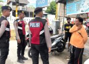 Patroli Jalan Kaki Samapta Polres Majene, Ciptakan Rasa Aman di Pusat Aktivitas Warga