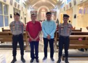 Wujud Pelayanan Polres Majene, Kapel Katolik Stasi Santo Paulus Dijaga Saat Ibadah Tahun Baru