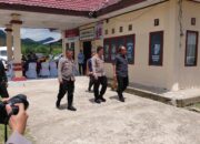 Kapolda Sulbar dan PJU Tinjau Langsung Polsek Aralle Dalam Kunker ke Mamasa