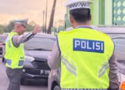 Ditlantas Polda Sulbar Gencar Kawal Lalu Lintas, Pastikan Arus Kendaraan Lancar di Jam Macet