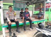 Sasar Pangkalan Ojek, Bhabinkamtibmas Polsek Banggae Polres Majene Intensifkan Patroli Sambang