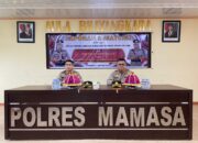 Laporan Kesatuan dalam Rangka Serah Terima Jabatan Kapolres Mamasa Polda Sulbar