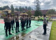 Polres Mamasa Laksanakan Pembinaan Terhadap 11 Personel Bintara Baru