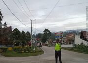 Sat Lantas Polres Mamasa Gelar Ambang Gangguan Pagi, Arus Lalu Lintas Terpantau Lancar dan Kondusif
