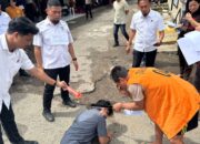 Satreskrim Polresta Mamuju Gelar Rekonstruksi Kasus Pembunuhan Adik Kandung di Pokkang Kalukku