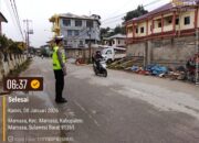 Sat Lantas Polres Mamasa Gelar Ambang Gangguan Pagi, Lalu Lintas Aman dan Lancar