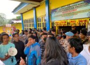 Personel Polres Mamasa Laksanakan Pengamanan Aksi Unjuk Rasa Aliansi Perjuangan Mahasiswa Mamasa (APMM)