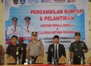 Kapolres Mamasa Hadiri Pengambilan Sumpah dan Pelantikan Kepala Sekolah dan Pengawas Satuan Pendidikan