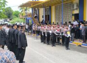 Penghormatan Terakhir, Polres Majene Gelar Pemakaman Kedinasan AIPTU (Purn) Hasbi Usman