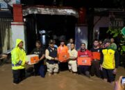 Tanggap Bencana Polres Pasuruan Dan BPBD Tangani Banjir di Winongan