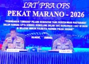 Aman Kondusif Sambut Ramadhan, Polresta Mamuju Gelar Lat Pra Ops Pekat Marano Tahun 2026