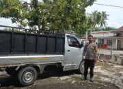Bhabinkamtibmas Polsek Sarudu Datangi TKP Pencurian Katalis Knalpot Grand Max di Desa Dapurang