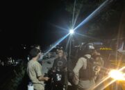 Satuan Samapta Polres Majene Intensifkan Patroli Malam Kerumunan Warga, Cegah Gangguan Kamtibmas di Titik Rawan