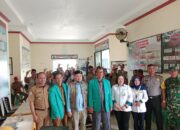 Bhabinkamtibmas Polsek Polewali Polres Polman Hadiri Penerimaan Mahasiswa KKN Institut Hasan Sulur