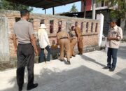 Bhabinkamtibmas Polsek Urban Wonomulyo Monitoring Pembangunan Infrastruktur Dana Desa 2025