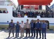 Sat Polair Polres Majene Maksimalkan Pengamanan Bongkar Muat KM Sabuk Nusantara 93 di Pelabuhan Passarang