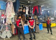 Pastikan UMKM Berjalan Aman, Samapta Polres Gowa Turun Langsung ke Pasar Sungguminasa