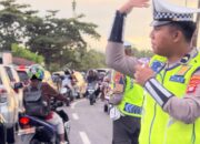Ditlantas Polda Sulbar Gencar Kawal Lalu Lintas, Pastikan Arus Kendaraan Lancar di Jam Macet