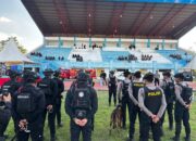 Pastikan Puncak Konser Last Child Aman, Polsatwa Dit Samapta Polda Sulbar Lakukan Kegiatan Sterilisasi Mendalam