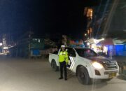 Blue Light Patrol Satlantas Polres Mamasa, Jaga Kamtibmas dan Arus Lalu Lintas Tetap Kondusif di Malam Hari