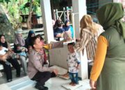 Dukung Pencegahan Stunting, Bhabinkamtibmas Banggae Polres Majene Dampingi Kegiatan Posyandu Bukit Indah 27