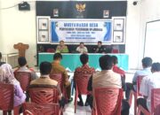 Bhabinkamtibmas Polsek Pamboang Polres Majene Hadiri Musdes Perubahan RPJMDesa 2027 di Desa Adolang Dhua
