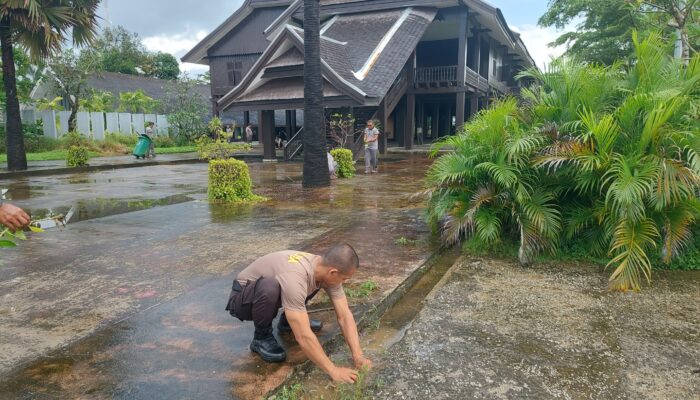 Tindak Lanjut Arahan Presiden RI, Polres Gowa Bergerak Bersama Jaga Kebersihan Lingkungan