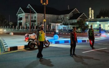 Personel Operasi Keselamatan Marano 2026 Polresta Mamuju Turun Ke Jalan Raya Untuk Jaminan Keselamatan Malam Sabtu