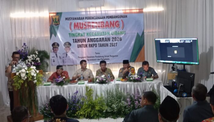 Musrenbang Kecamatan Cidahu Fokus Penguatan Agroindustri dan Pariwisata untuk RKPD 2026-2027.