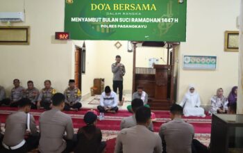 Polres Pasangkayu Gelar Doa Bersama Sambut Ramadhan 1447 H, Perkuat Iman dan Kebersamaan Personel