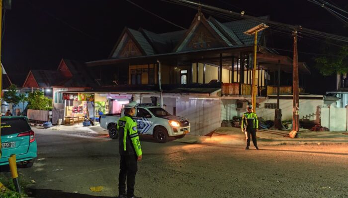 Patroli Blue Light Satlantas Polres Majene Sisir Titik Rawan, Antisipasi Pelanggaran dan Balap Liar Malam Hari Ditekan