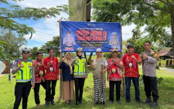 Jaga Kamtibmas Ramadan, Satlantas Polres Gowa Edukasi Warga Desa Pannyangkalang