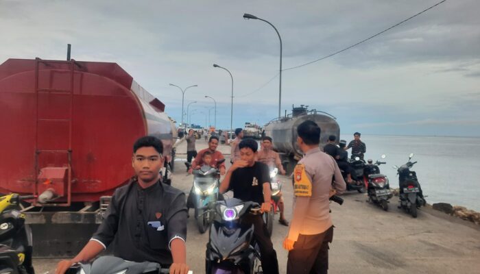 Respon Cepat Laporan Warga, Polsek Bambalamotu Dan Polsek Pasangkayu Patroli Bersama Antisipasi Aksi Balap Liar