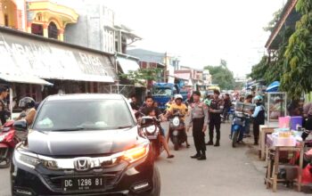 Berikan Rasa Aman Saat Ngabuburit, Polres Majene Perketat Pengamanan di Lokasi Perbelanjaan
