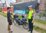 Sat Lantas Polres Pasangkayu Tegas Tertibkan Pengendara Knalpot Brong