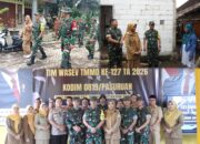 Tim Wasev Tinjau Lokasi TMMD Ke-127 Kodim 0819/Pasuruan di Desa Wonosari
