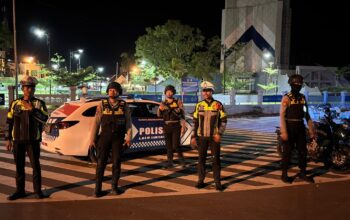 Jaga Stabilitas Kamtibmas, Polresta Mamuju Patroli Intensif Sepanjang Malam Nonstop hingga Pagi Hari