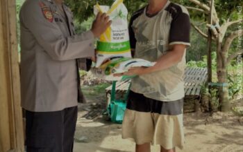 Bhabinkamtibmas Polsek Sumarorong Monitoring Persiapan Lahan untuk Penanaman Jagung di Desa Binaan