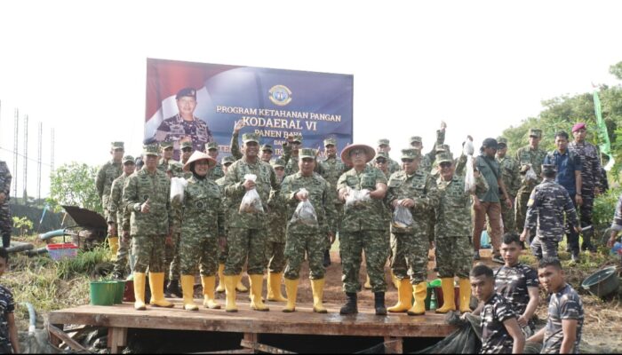 Program Ketahanan Pangan, Kodaeral VI Panen Raya dan Tebar Benih Ikan Air Tawar