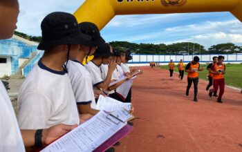 Tes Kesamaptaan Jasmani Polda Sulbar, Personel Antusias Jaga Kondisi Fisik