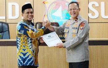 Terima Rapor Penilaian Ombudsman, Polda Sulbar Komitmen Tingkatkan Pelayanan Publik