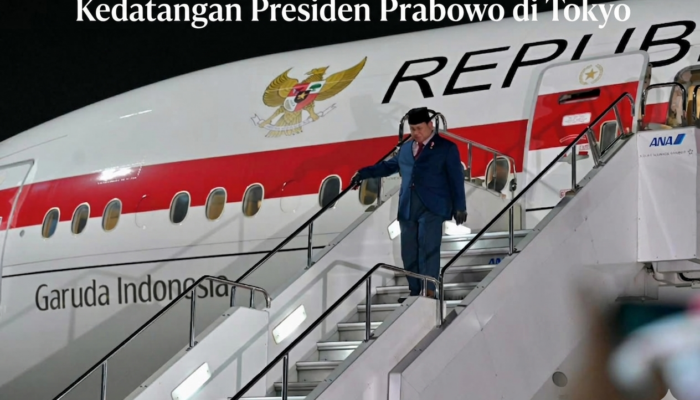 Momen Haru Diaspora Indonesia Sambut Kedatangan Presiden Prabowo di Tokyo