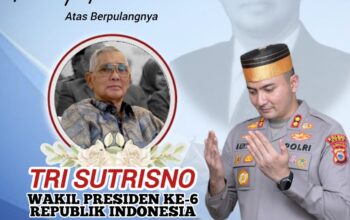 Kapolres Gowa dan Jajaran Sampaikan Duka Cita atas Wafatnya Wakil Presiden ke-6 RI Tri Sutrisno