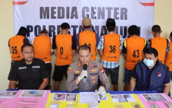 Polresta Mamuju Ungkap 6 Kasus Narkotika, 8 Tersangka Diamankan Selama Januari–Februari 2026