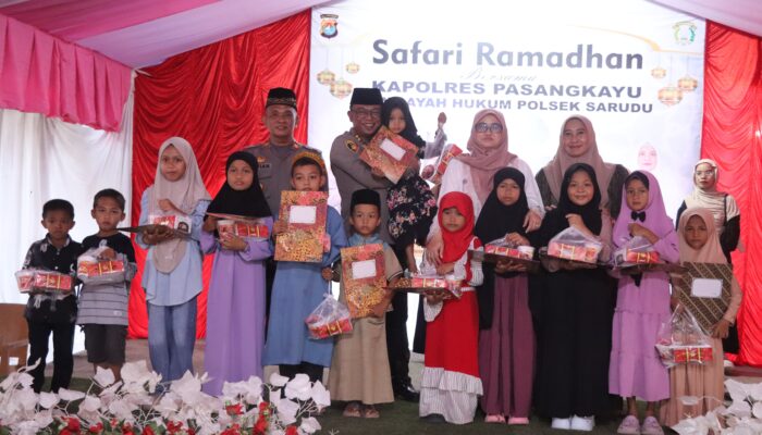 Safari Ramadan, Kapolres Pasangkayu Pererat Silaturahmi dan Berbagi di Polsek Sarudu